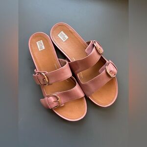 Fit Flop Gracie Two Strap Slide Sandals- 9